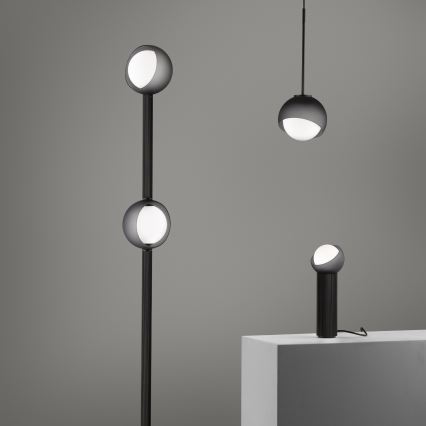 Ideal Lux - BLOOM-riippuvalaisin kaapelilla 1xE27/42W/230V, halkaisija 17 cm, musta