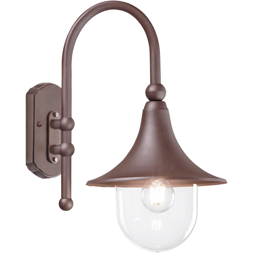 Ideal Lux - CIMA ulkoseinävalaisin 1xE27/52W/230V IP43 ruskea