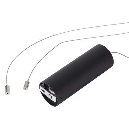 Ideal Lux - GEMINI LED -riippuvalaisin vaijerilla, 36W/230V, 4000K, halkaisija 42,5 cm, CRI 90, musta