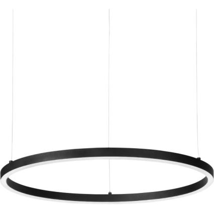 Ideal Lux - Himmennettävä LED-kattokruunu johdossa ORACLE SLIM LED/28W/230V 4000K halkaisija 50 cm CRI 90 musta