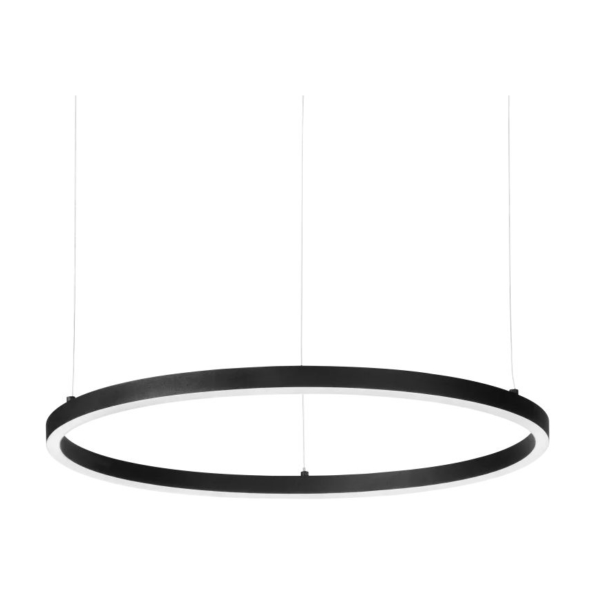 Ideal Lux - Himmennettävä LED-kattokruunu johdossa ORACLE SLIM LED/42W/230V 4000K halkaisija 90 cm CRI 90 musta