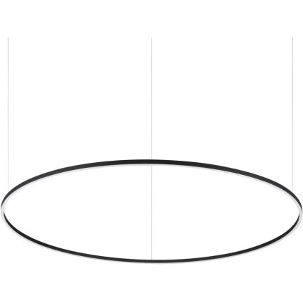 Ideal Lux - Himmennettävä LED-kattokruunu johdossa ORACLE SLIM LED/83W/230V 4000K halkaisija 150 cm CRI 90 musta