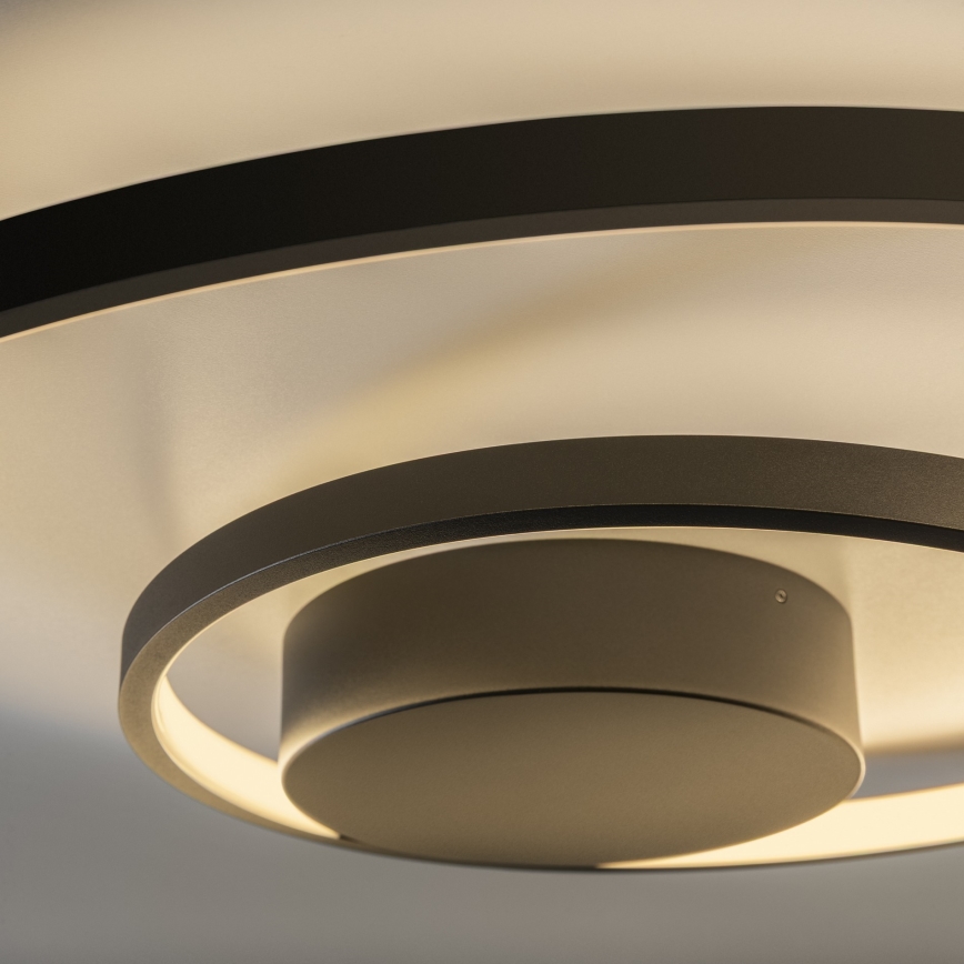 Ideal Lux - Himmennettävä LED-kattovalaisin OZ LED/48W/230V halkaisija 60 cm CRI 90 musta