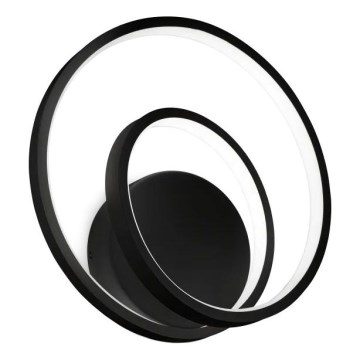 Ideal Lux - Himmennettävä LED-seinävalaisin OZ LED/28W/230V CRI 90 musta