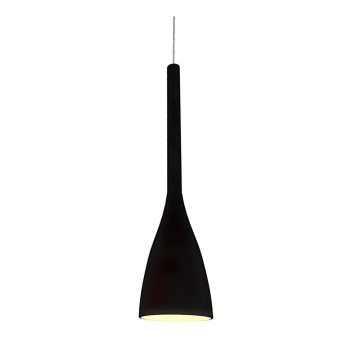 Ideal Lux - kaapelikiinnitteinen riippuvalaisin FLUT 1xE27/60W/230V, halkaisija 14,5 cm, musta