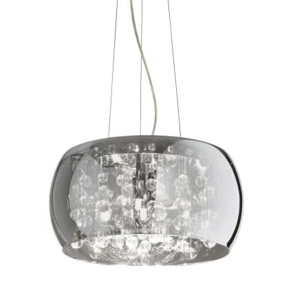 Ideal Lux - Kattokruunu johdossa AUDI 5xG9/40W/230V savuinen