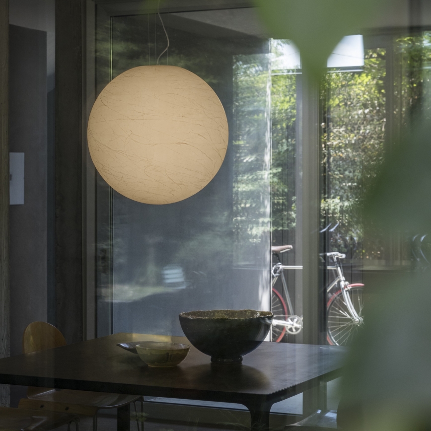 Ideal Lux - Kattokruunu johdossa CARTA 1xE27/25W/230V halkaisija 30 cm valkoinen