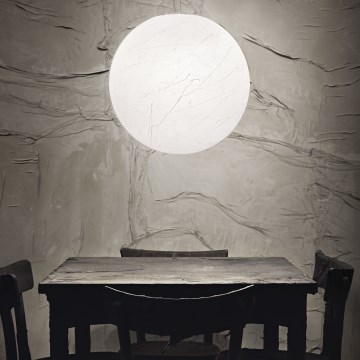 Ideal Lux - Kattokruunu johdossa CARTA 1xE27/25W/230V halkaisija 40 cm valkoinen