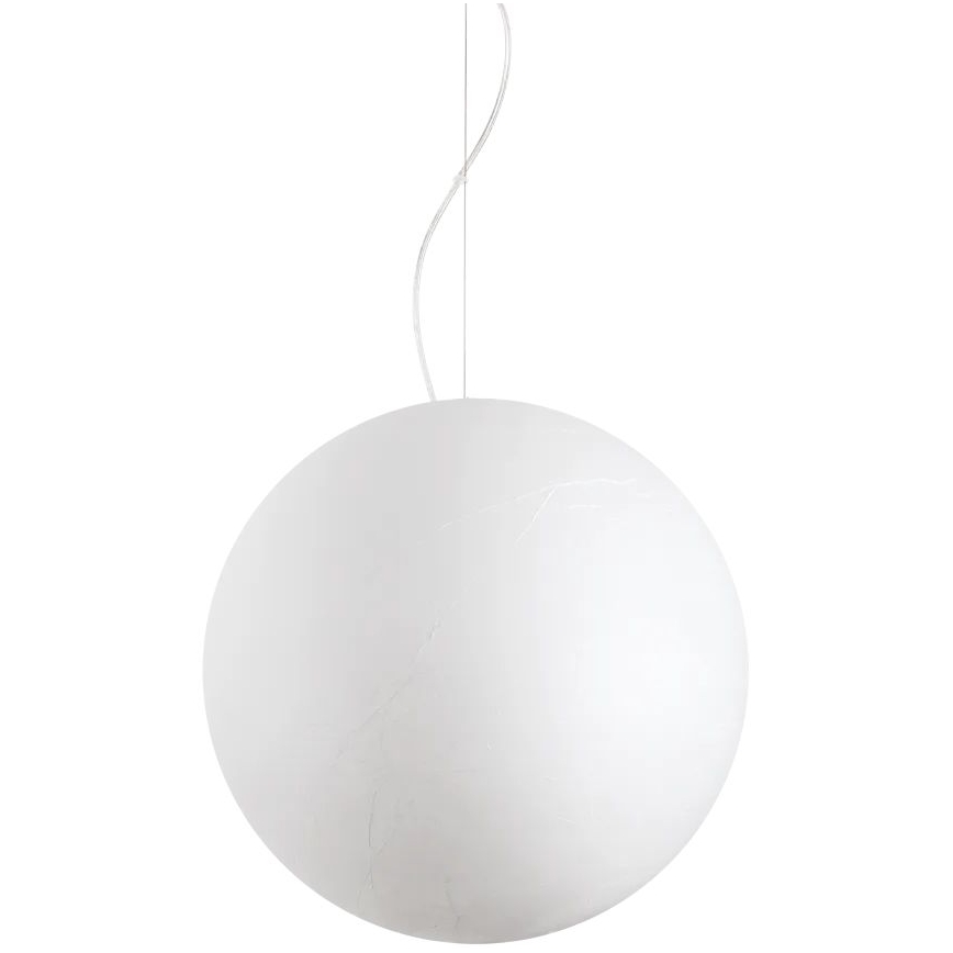 Ideal Lux - Kattokruunu johdossa CARTA 1xE27/25W/230V halkaisija 50 cm valkoinen