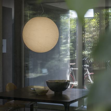 Ideal Lux - Kattokruunu johdossa CARTA 1xE27/25W/230V halkaisija 50 cm valkoinen