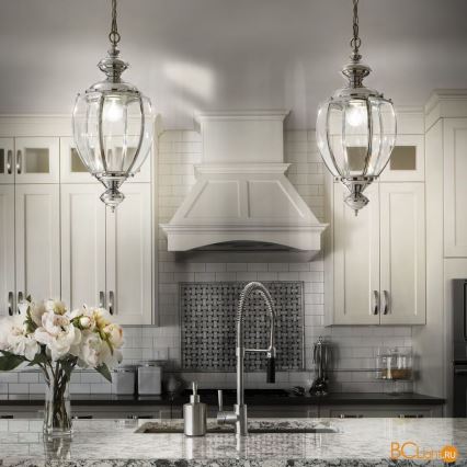 Ideal Lux - Kattokruunu ketjussa 1xE27/60W/230V kiiltävä kromi