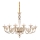 Ideal Lux - Kattokruunu ketjussa BRIGITTA 12xE14/40W/230V halkaisija 120 cm messinki