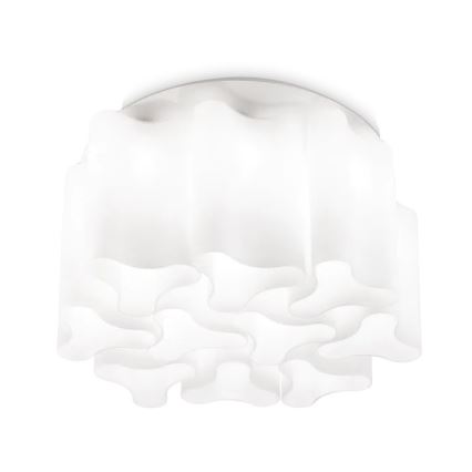 Ideal Lux - Kattovalaisin COMPO 10xE27/52W/230V halkaisija 73,5 cm valkoinen