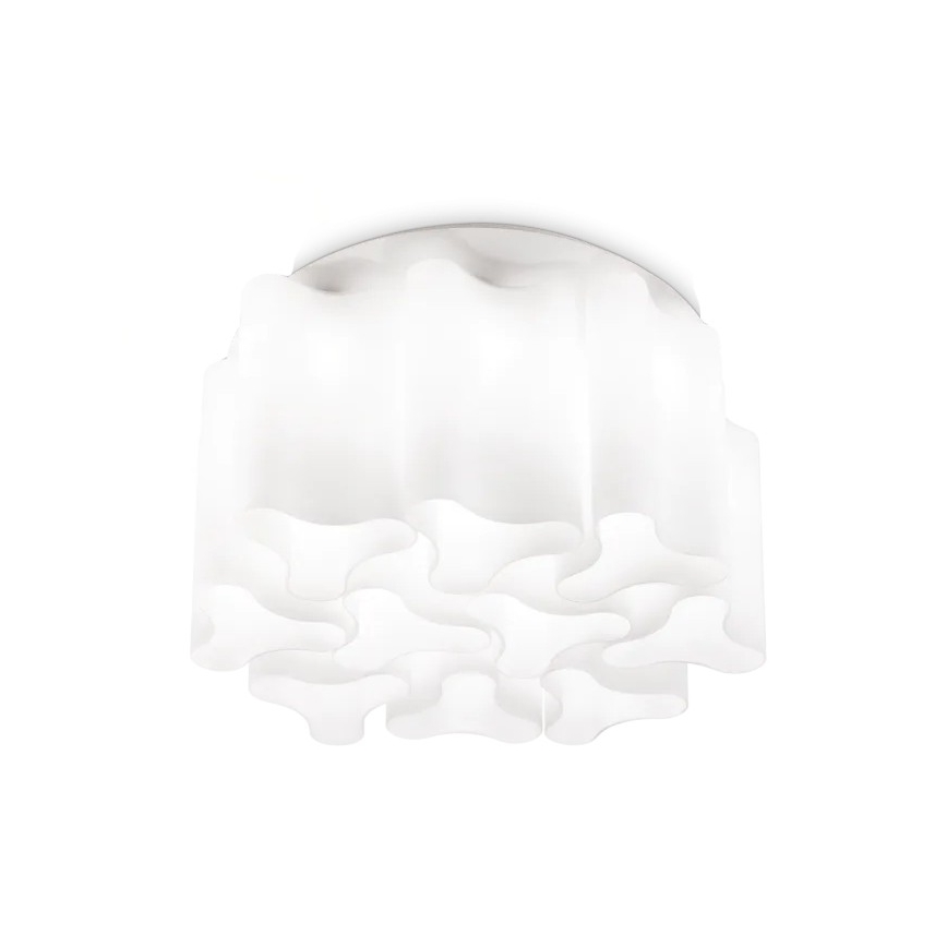 Ideal Lux - Kattovalaisin COMPO 10xE27/52W/230V halkaisija 73,5 cm valkoinen