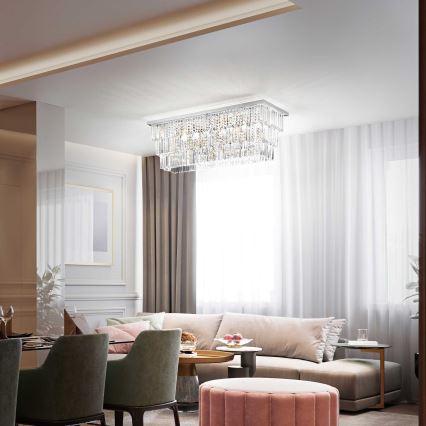 Ideal Lux - Kattovalaisin MARTINEZ 8xE14/40W/230V