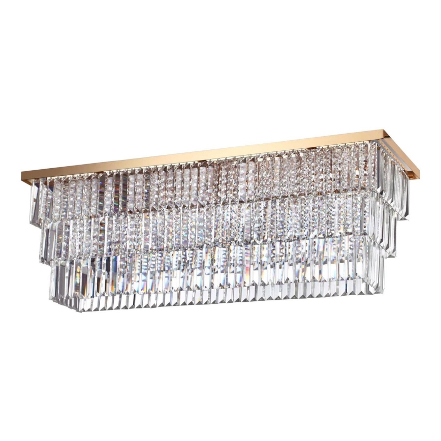 Ideal Lux - Kattovalaisin MARTINEZ 8xE14/40W/230V kultainen