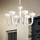 Ideal Lux - Ketjulla ripustettava kattokruunu BON BON 8xE14/28W/230V halkaisija 95,5 cm valkoinen