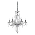 Ideal Lux - Kristalli-ketjukattokruunu AMADEUS 6xE14/40W/230V halkaisija 67 cm läpinäkyvä