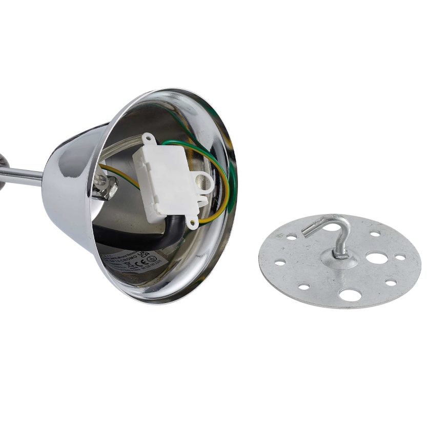 Ideal Lux - Kristalli-ketjukattokruunu FLORIAN 18xE14/40W/230V halkaisija 86 cm läpinäkyvä