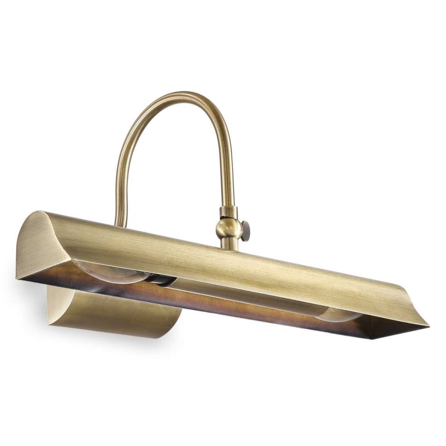 Ideal Lux - Kuvavalo RETRO 2xE14/28W/230V messinki