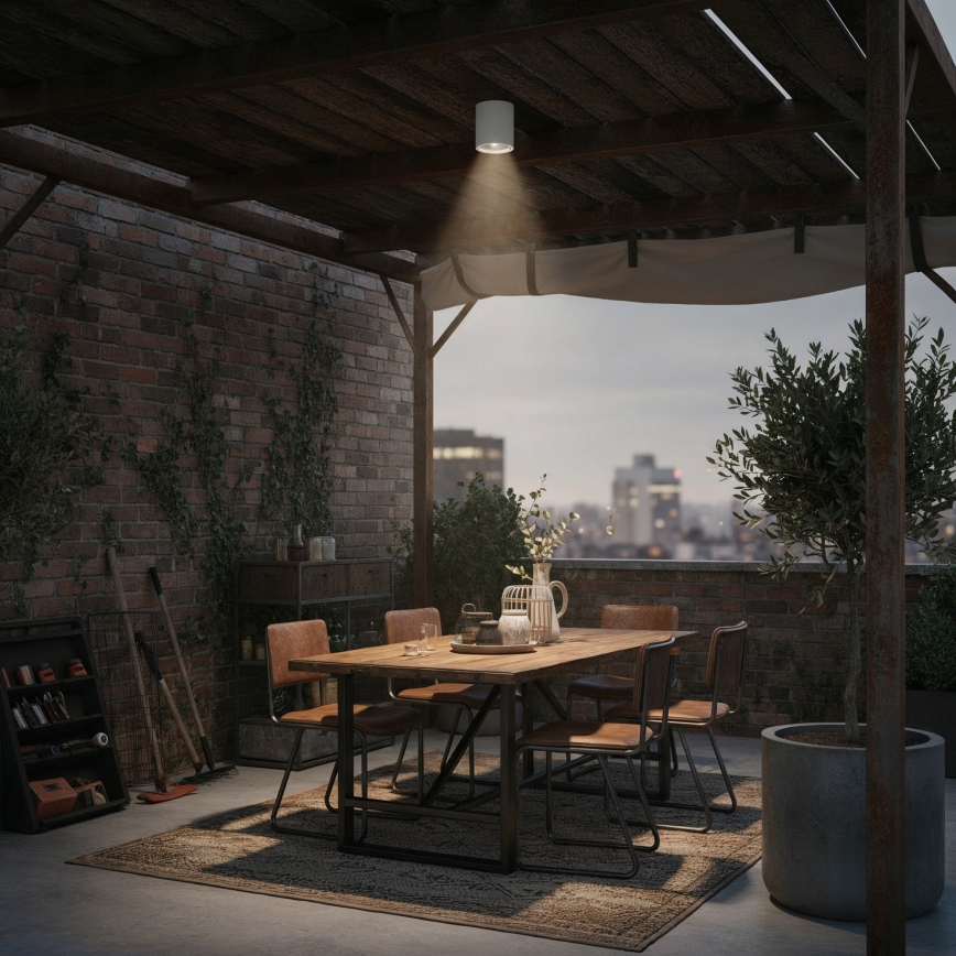 Ideal Lux - Kylpyhuoneen kohdevalo GUN 1xGU10/28W/230V IP44 valkoinen