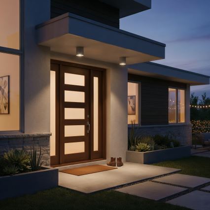 Ideal Lux - Kylpyhuoneen kohdevalo GUN 1xGU10/28W/230V IP55 ruskea