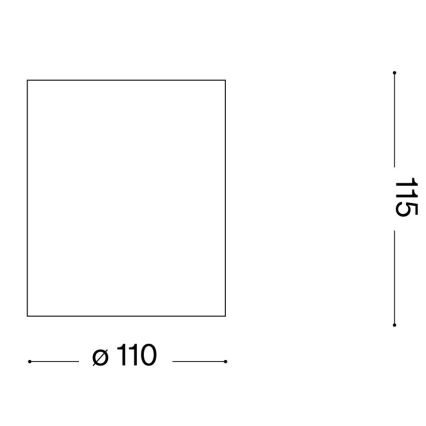 Ideal Lux - Kylpyhuoneen kohdevalo GUN 1xGU10/28W/230V IP55 ruskea