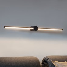 Ideal Lux - Kylpyhuoneen LED-peilivalo FILO LED/12,5W/230V IP44 musta