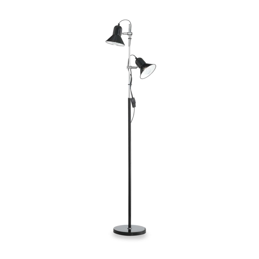 Ideal Lux - Lattiavalaisin POLLY 2xE27/60W/230V musta