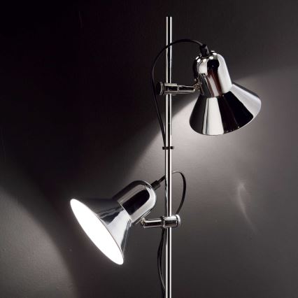 Ideal Lux - Lattiavalaisin POLLY 2xE27/60W/230V musta
