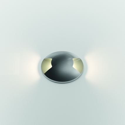 Ideal Lux - LED-ajotievalo ROCKET LED/2W/24V CRI 90 IP68 mattakromi