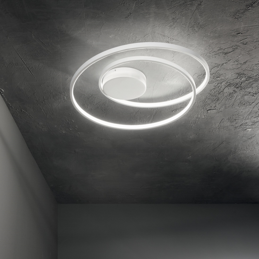 Ideal Lux - LED-himmennettävä kattovalaisin OZ LED/48W/230V halkaisija 60 cm CRI 90 valkoinen