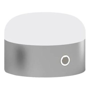 Ideal Lux - LED himmennettävä kosketusohjattu pöytävalaisin MIGNON LED/5W/5V 1500 mAh halkaisija 10 cm CRI 90 kiiltävä kromi