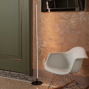 Ideal Lux - LED himmennettävä lattiavalaisin YOKO LED/16W/230V CRI 90 musta