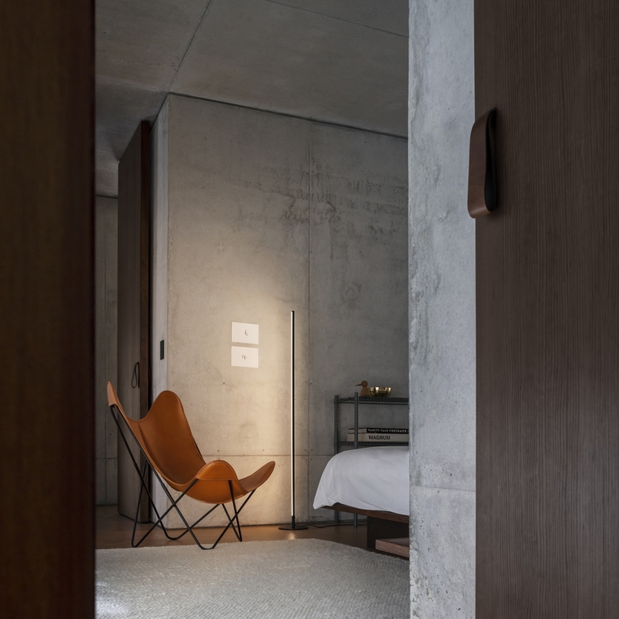 Ideal Lux - LED himmennettävä lattiavalaisin YOKO LED/16W/230V CRI 90 musta