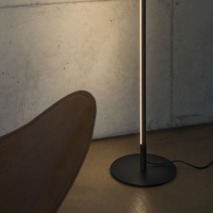 Ideal Lux - LED himmennettävä lattiavalaisin YOKO LED/16W/230V CRI 90 musta