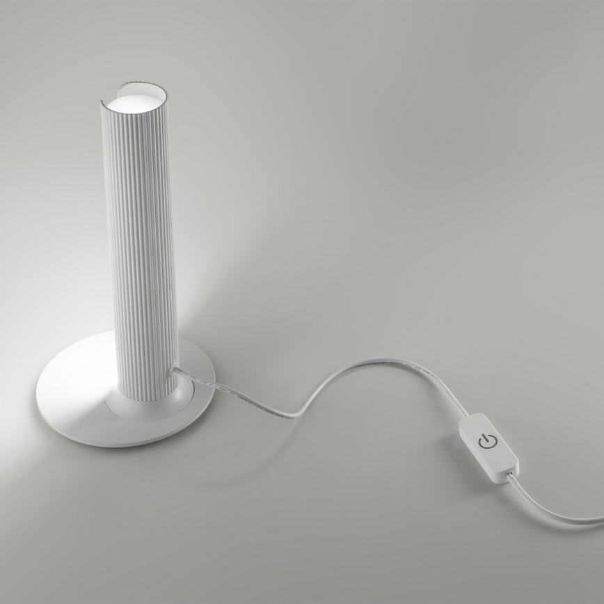 Ideal Lux - LED-himmennettävä pöytälamppu DORICA LED/8W/230V CRI 90 valkoinen