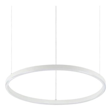 Ideal Lux - LED-himmennettävä riippuvalaisin vaijerilla ORACLE SLIM LED/28W/230V 3000K CRI 90 halkaisija 50 cm valkoinen