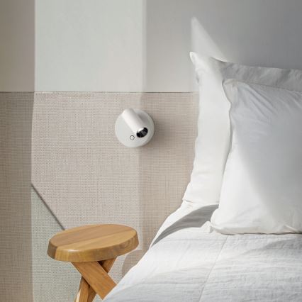 Ideal Lux - LED-himennettävä kosketusohjattu seinäspotti ELF LED/3W/230V CRI 95 valkoinen