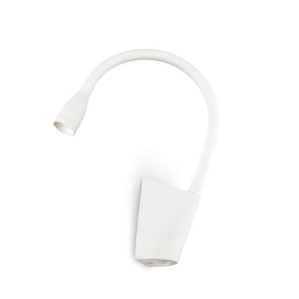 Ideal Lux - LED Joustava pieni lamppu GOOSE LED/3W/230V CRI 90 valkoinen