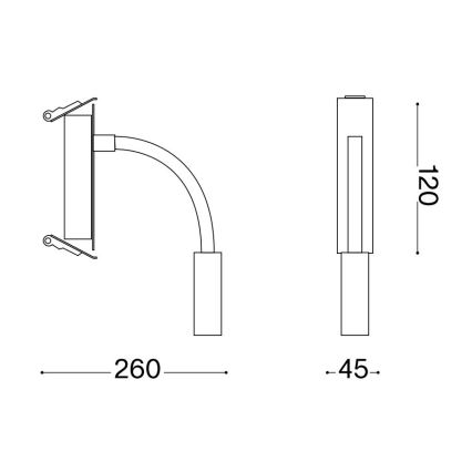 Ideal Lux - LED Joustava pieni lamppu IO LED/3W/230V CRI 90 valkoinen