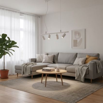 Ideal Lux - LED-kattokruunu johdossa DYNAMITE 4xGU10/7W/230V CRI 90 valkoinen