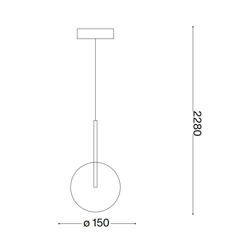 Ideal Lux - LED-kattokruunu johdossa EQUINOXE 1xG4/2W/230V halkaisija 15 cm kiiltävä kromi/läpinäkyvä