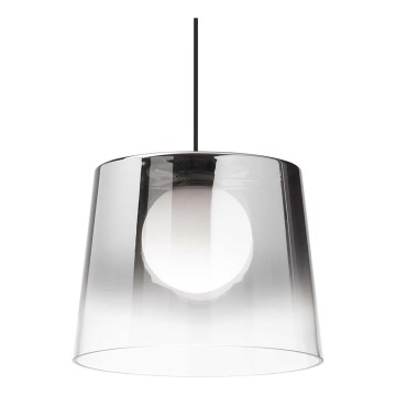 Ideal Lux - LED-kattokruunu johdossa FADE 1xG9/3W/230V halkaisija 27,3 cm harmaa/savuinen