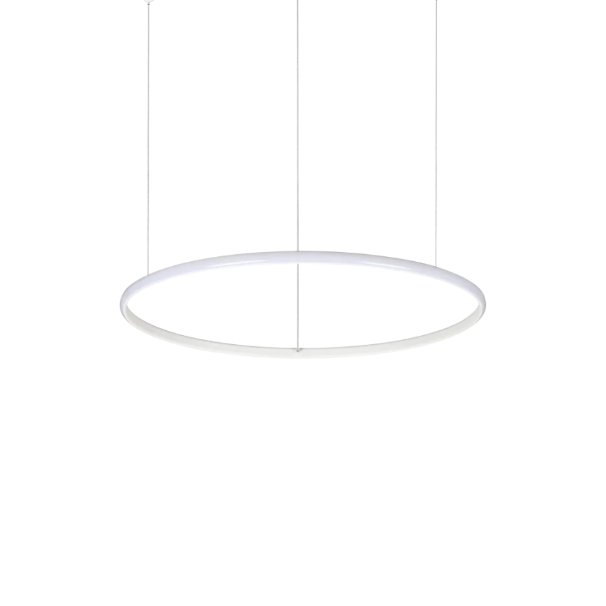 Ideal Lux - LED-kattokruunu johdossa HULAHOOP LED/28W/230V 3000K halkaisija 61 cm CRI 90 valkoinen