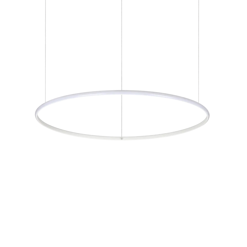 Ideal Lux - LED-kattokruunu johdossa HULAHOOP LED/39W/230V 3000K halkaisija 81,5 cm CRI 90 valkoinen