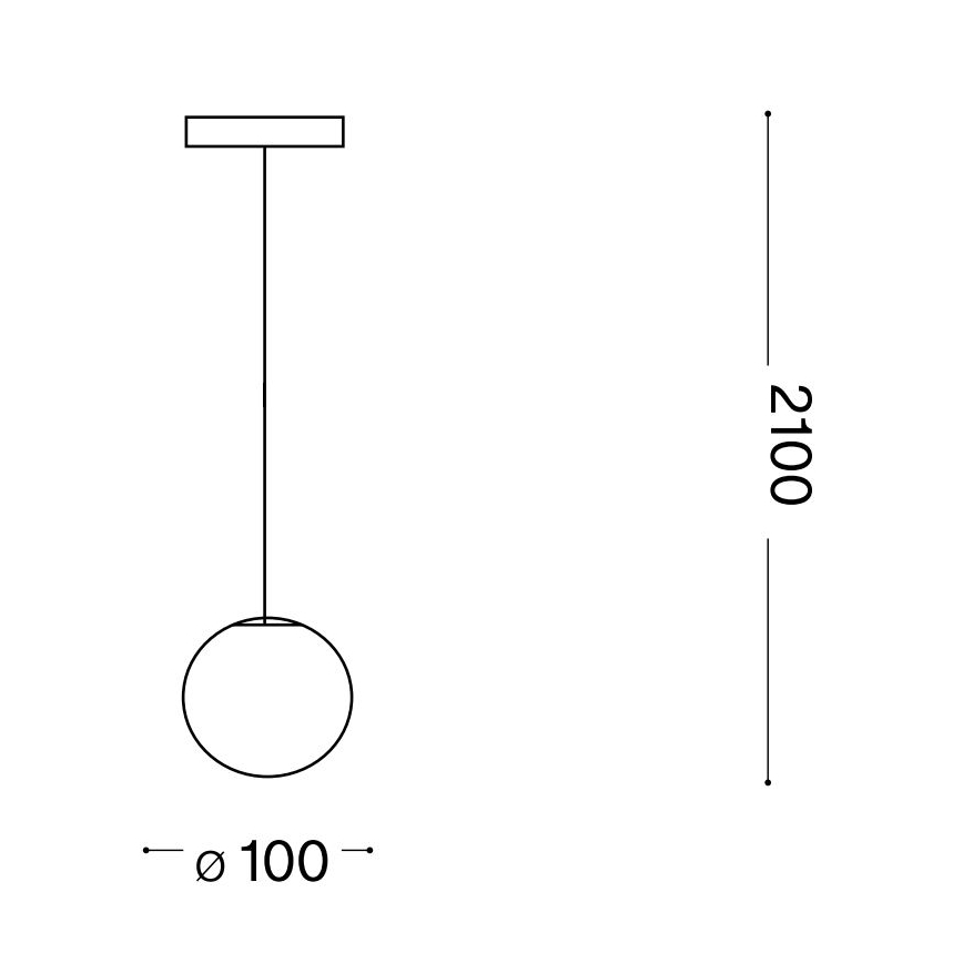 Ideal Lux - LED-kattokruunu johdossa MAPA 1xG9/3W/230V halkaisija 10 cm valkoinen