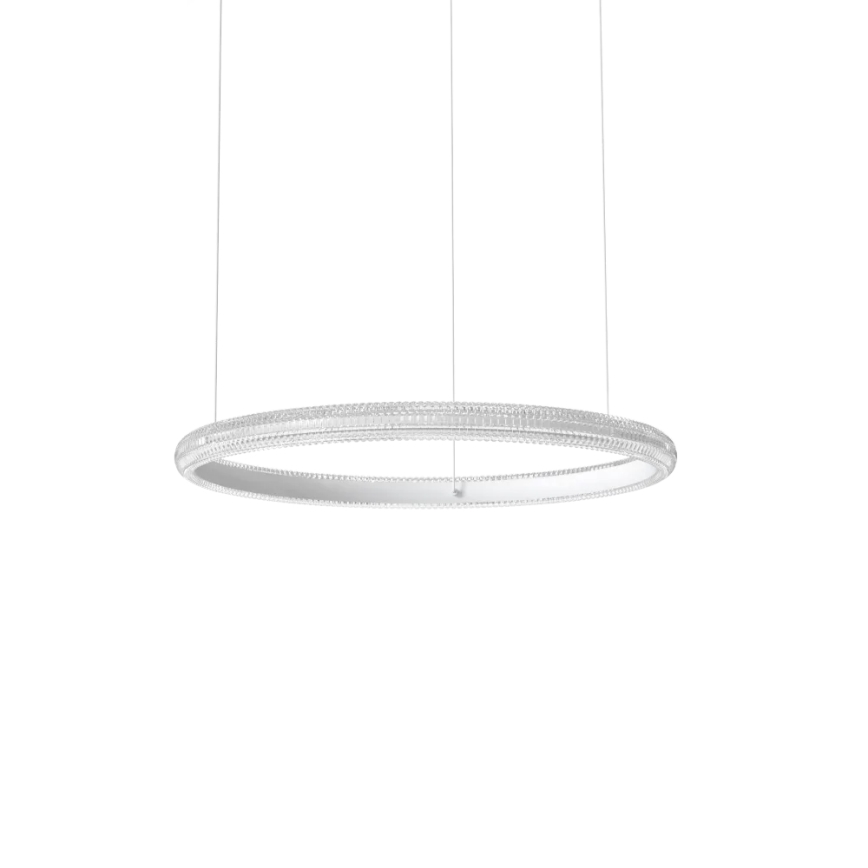 Ideal Lux - LED-kattokruunu johdossa MIRACLE LED/37W/230V halkaisija 60 cm CRI 90 mattakromi