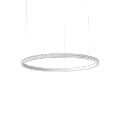 Ideal Lux - LED-kattokruunu johdossa MIRACLE LED/45W/230V halkaisija 80 cm CRI 90 mattakromi
