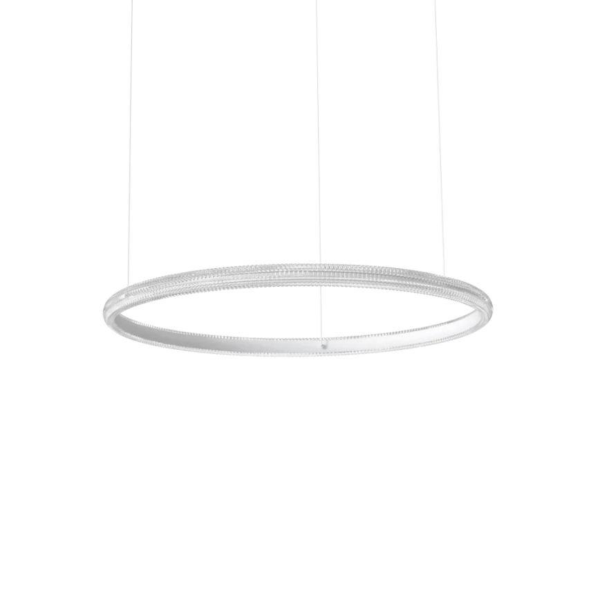 Ideal Lux - LED-kattokruunu johdossa MIRACLE LED/45W/230V halkaisija 80 cm CRI 90 mattakromi